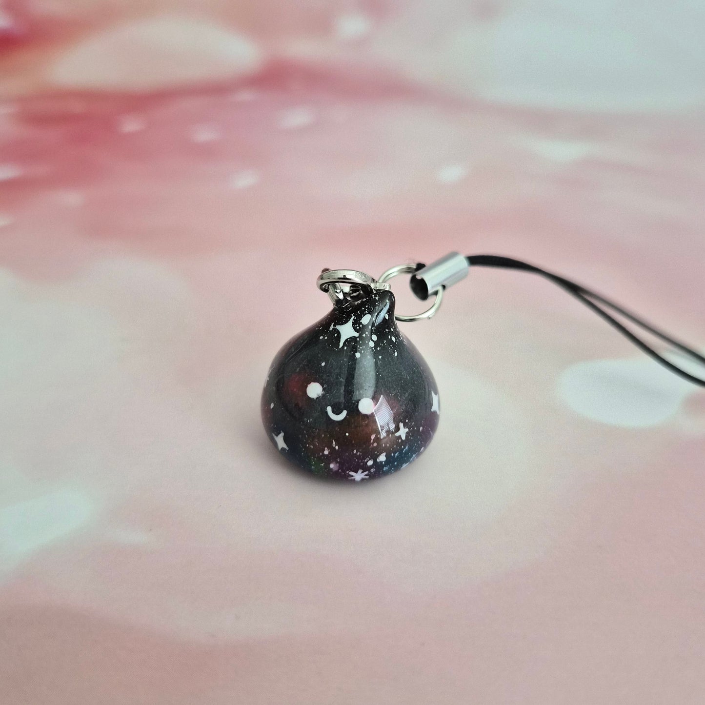 Space Slime: Clay Keychain, Charm, Handmade Clay Craft and Resin Charm