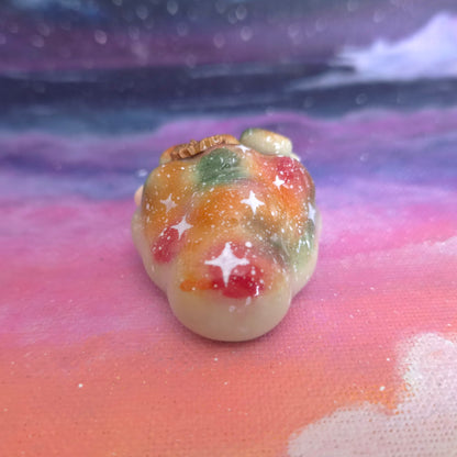 Shleepy (Autumn Version): Clay Sheep Desk Friend, Handmade Clay Craft and Resin Charm